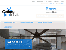 Tablet Screenshot of ceilingfantastic.com